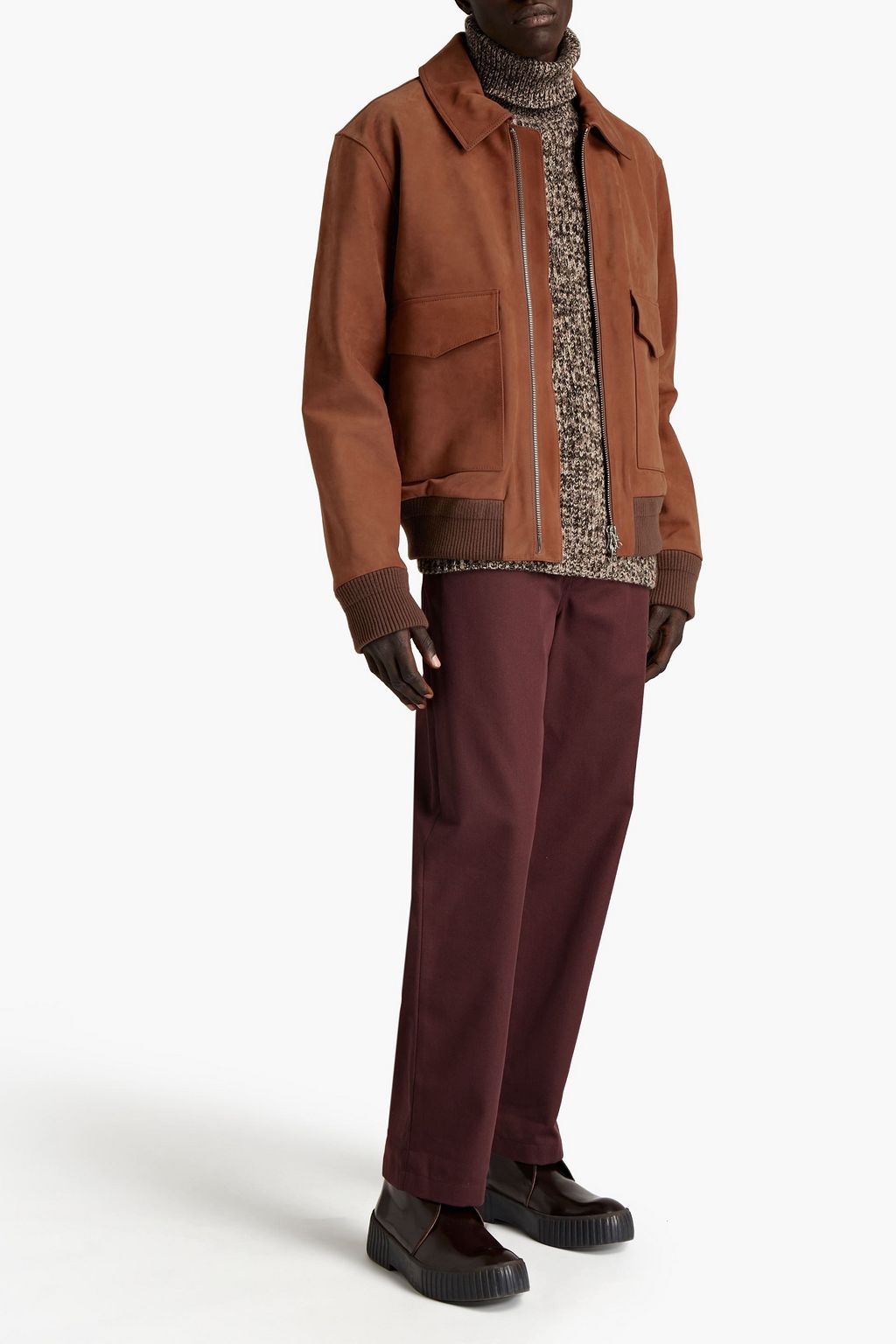 ACNE STUDIOS Nubuck bomber jacket