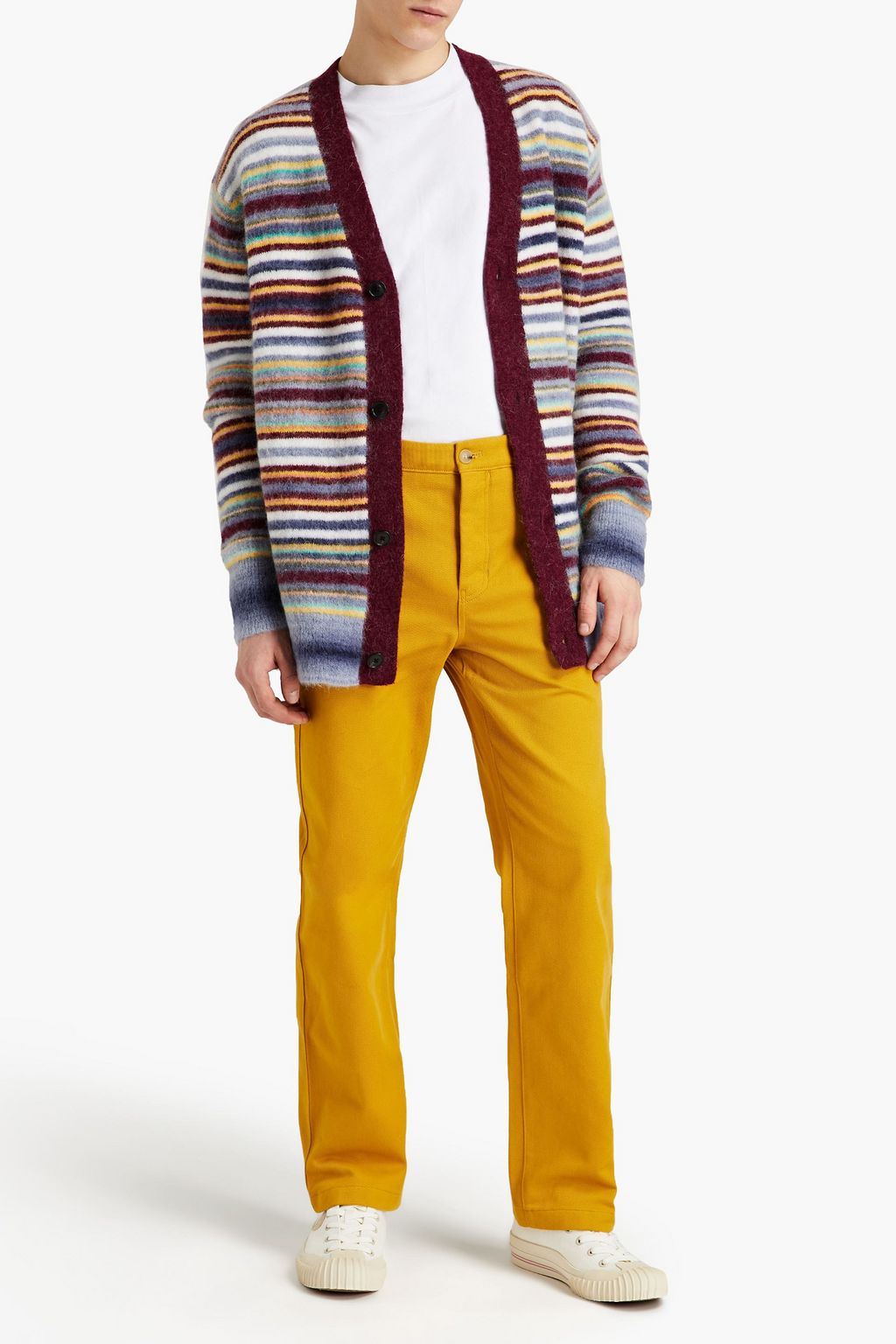 ACNE STUDIOS Brushed cotton-twill pants