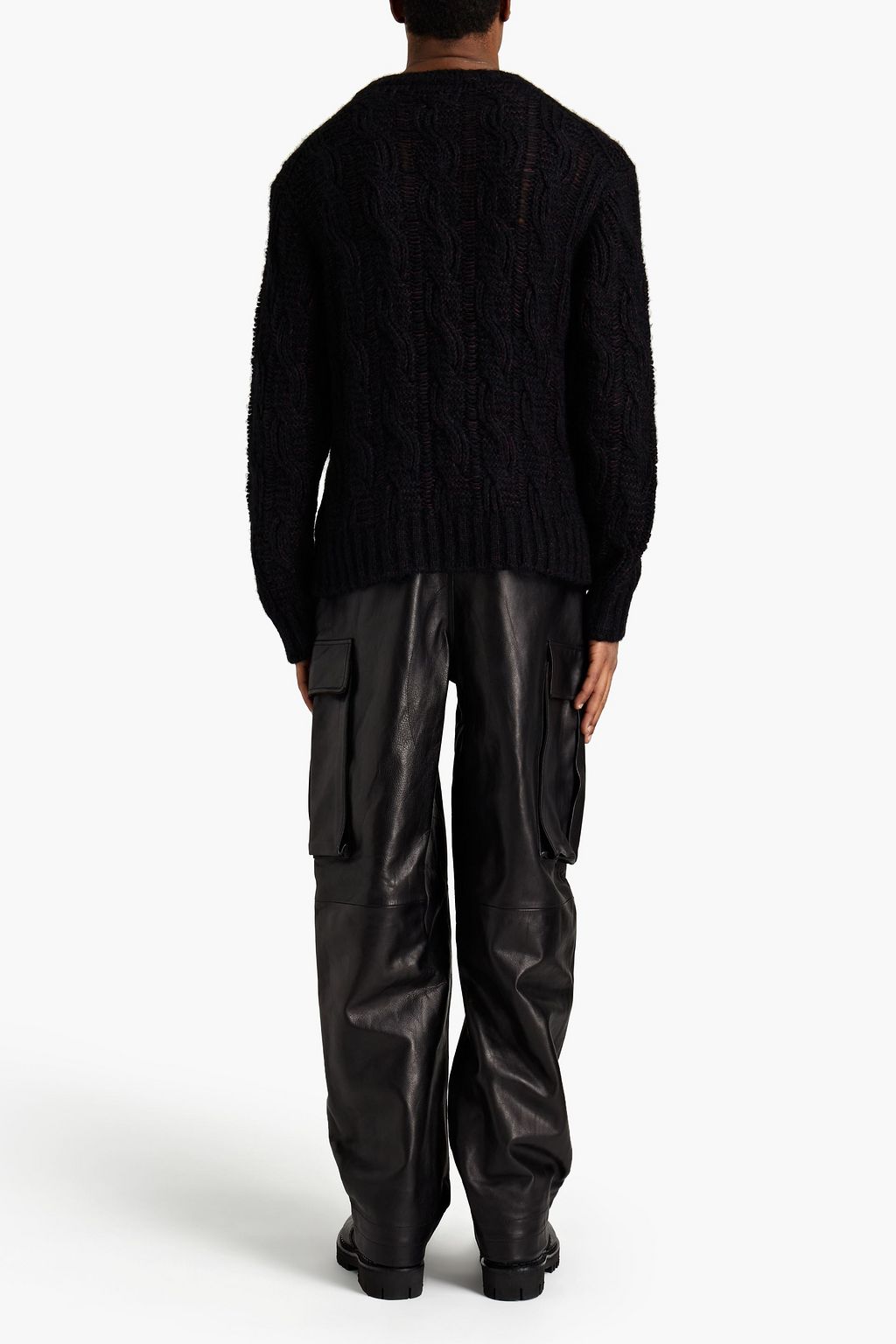 ACNE STUDIOS Leather cargo pants