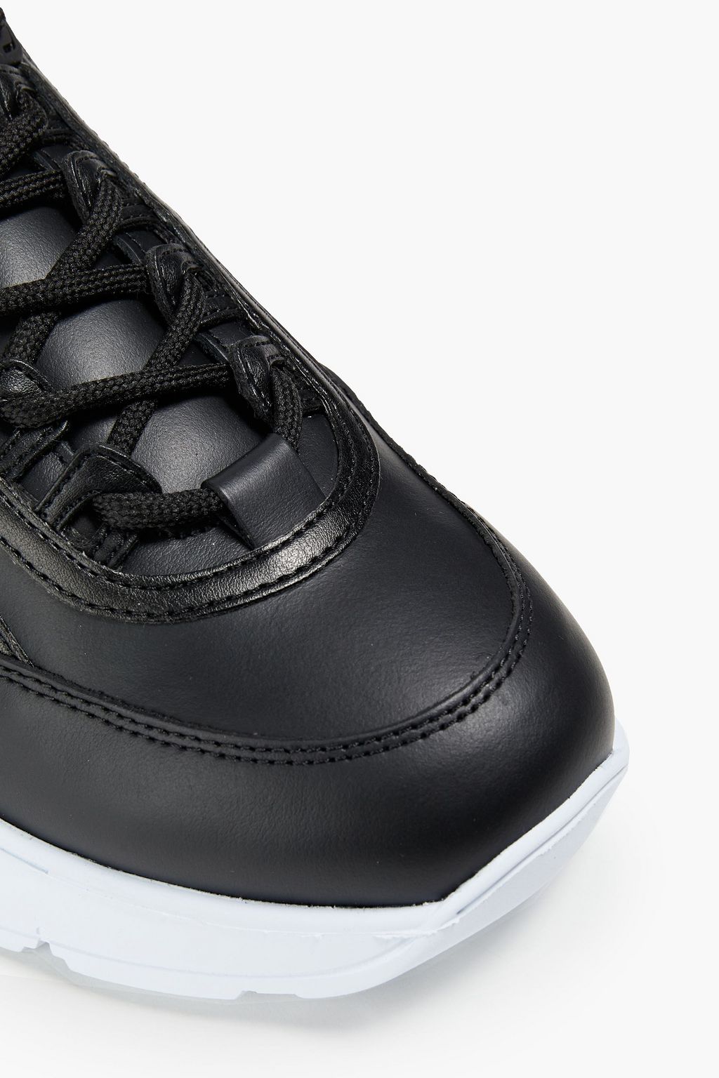 MSGM Printed leather sneakers