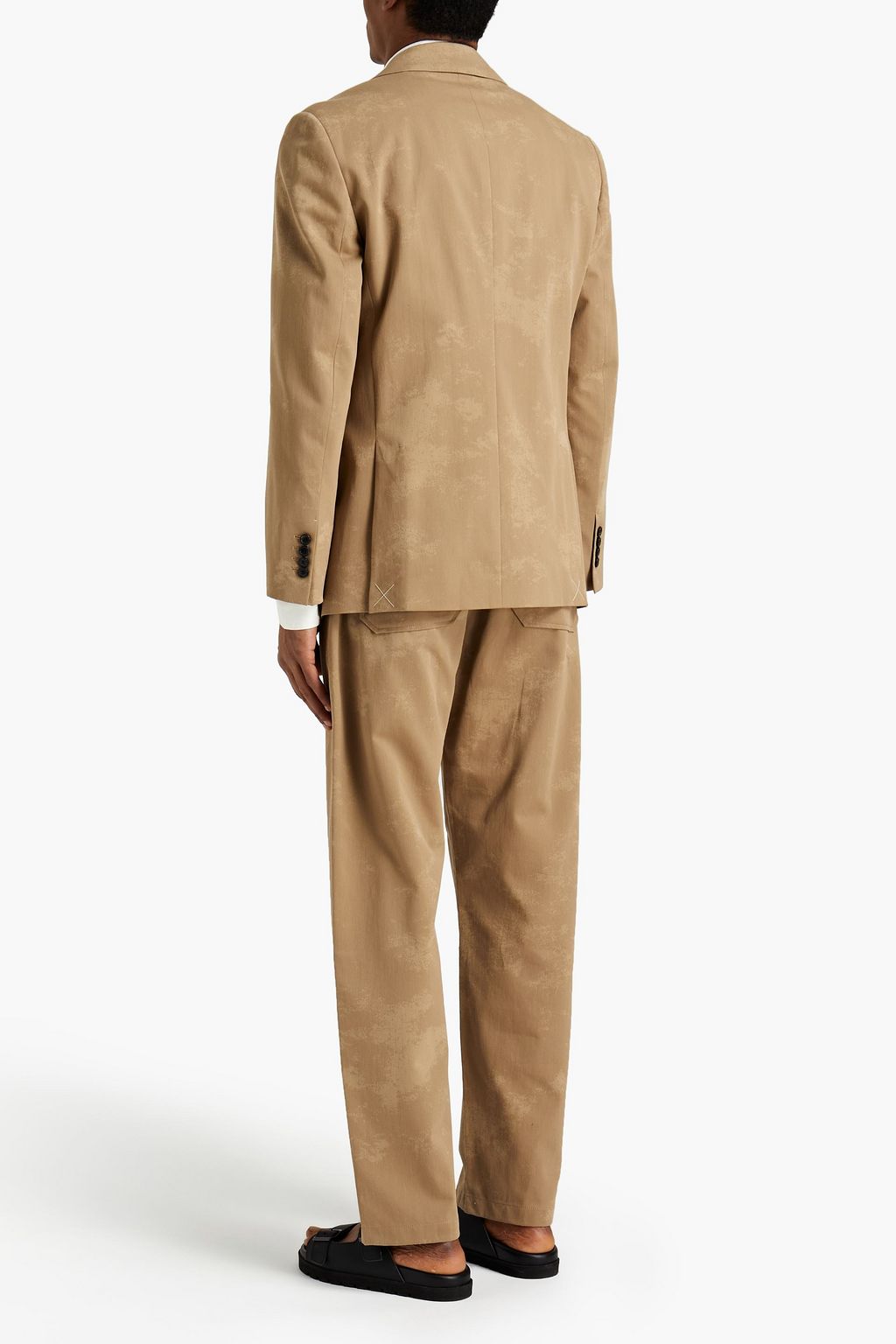 ACNE STUDIOS Printed cotton-twill blazer