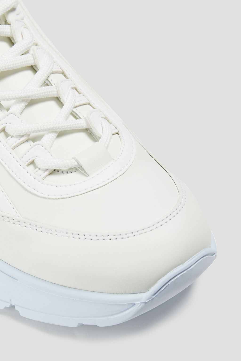 MSGM Printed leather sneakers