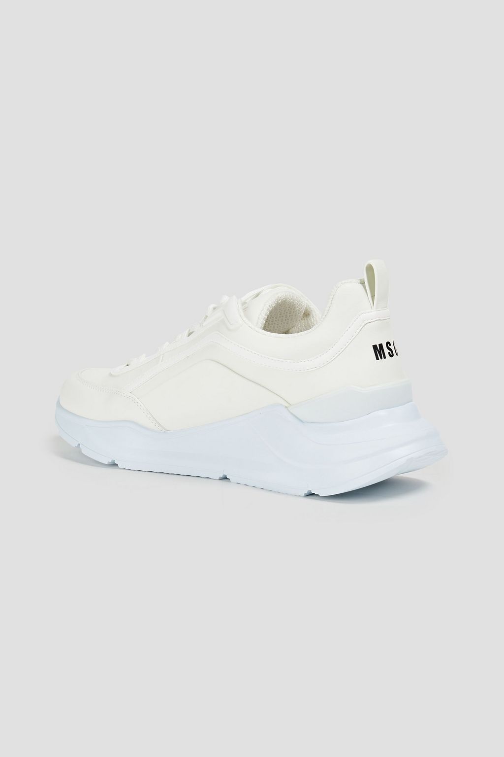 MSGM Printed leather sneakers