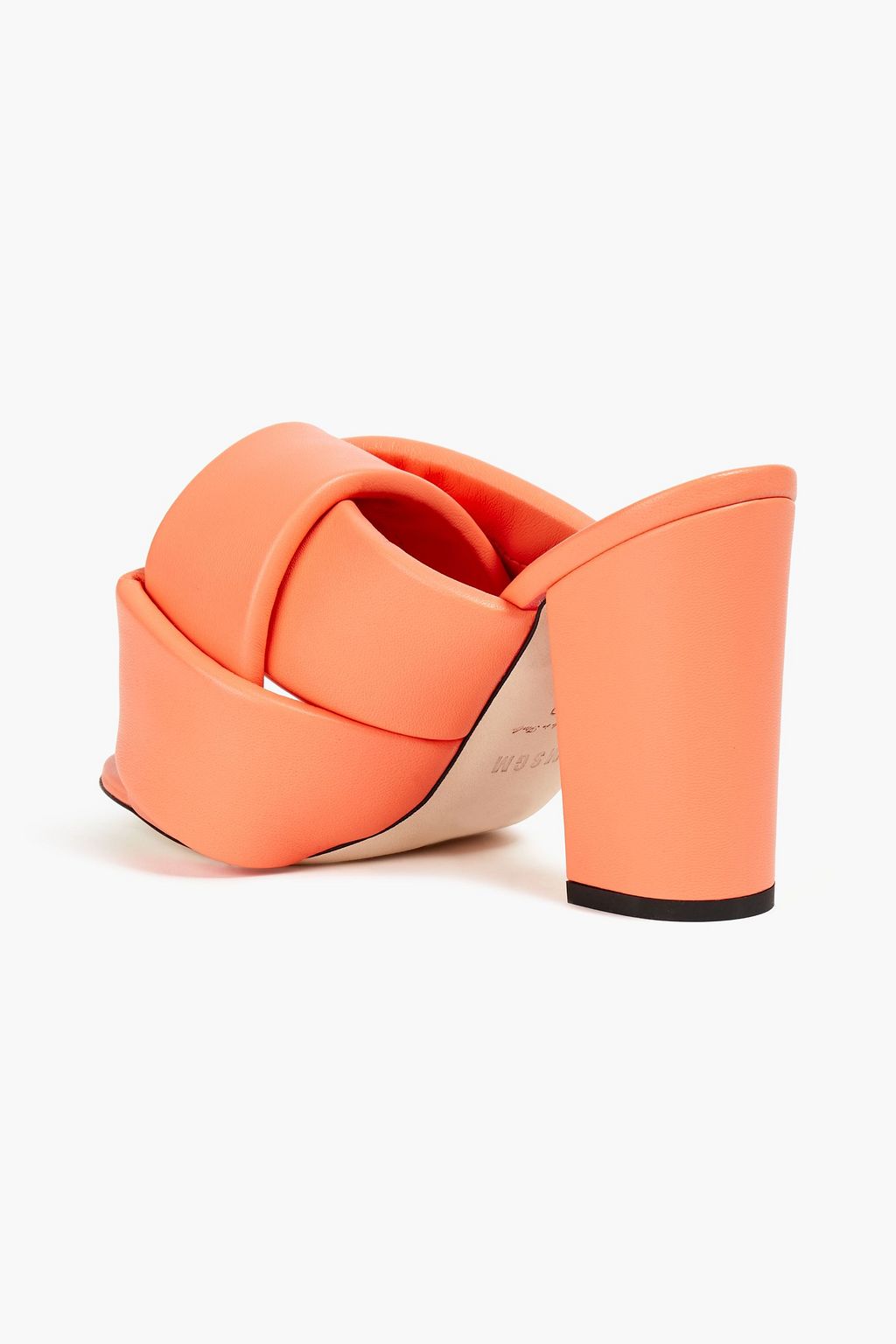MSGM Padded leather mules