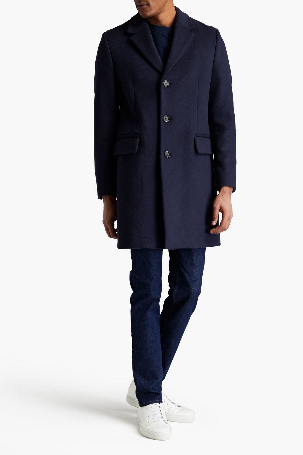ACNE STUDIOS Brushed wool-blend felt coat