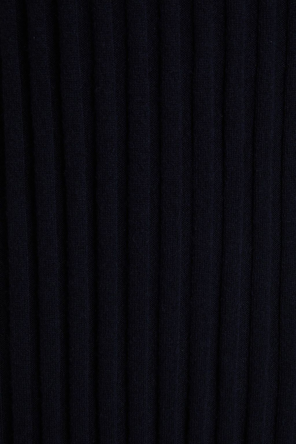 N.PEAL Ribbed cashmere midi dress