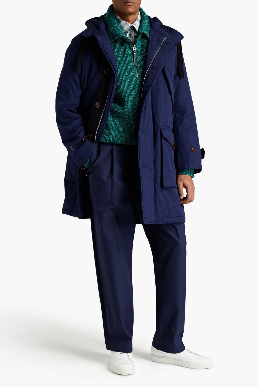 ACNE STUDIOS Cotton-gabardine hooded parka
