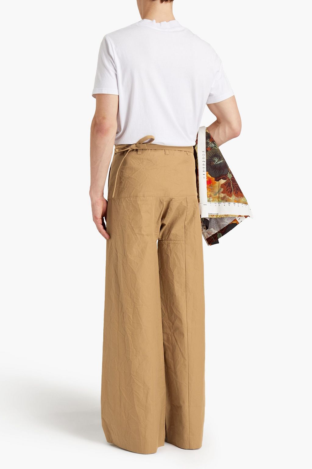 ACNE STUDIOS Pleated cotton-canvas pants