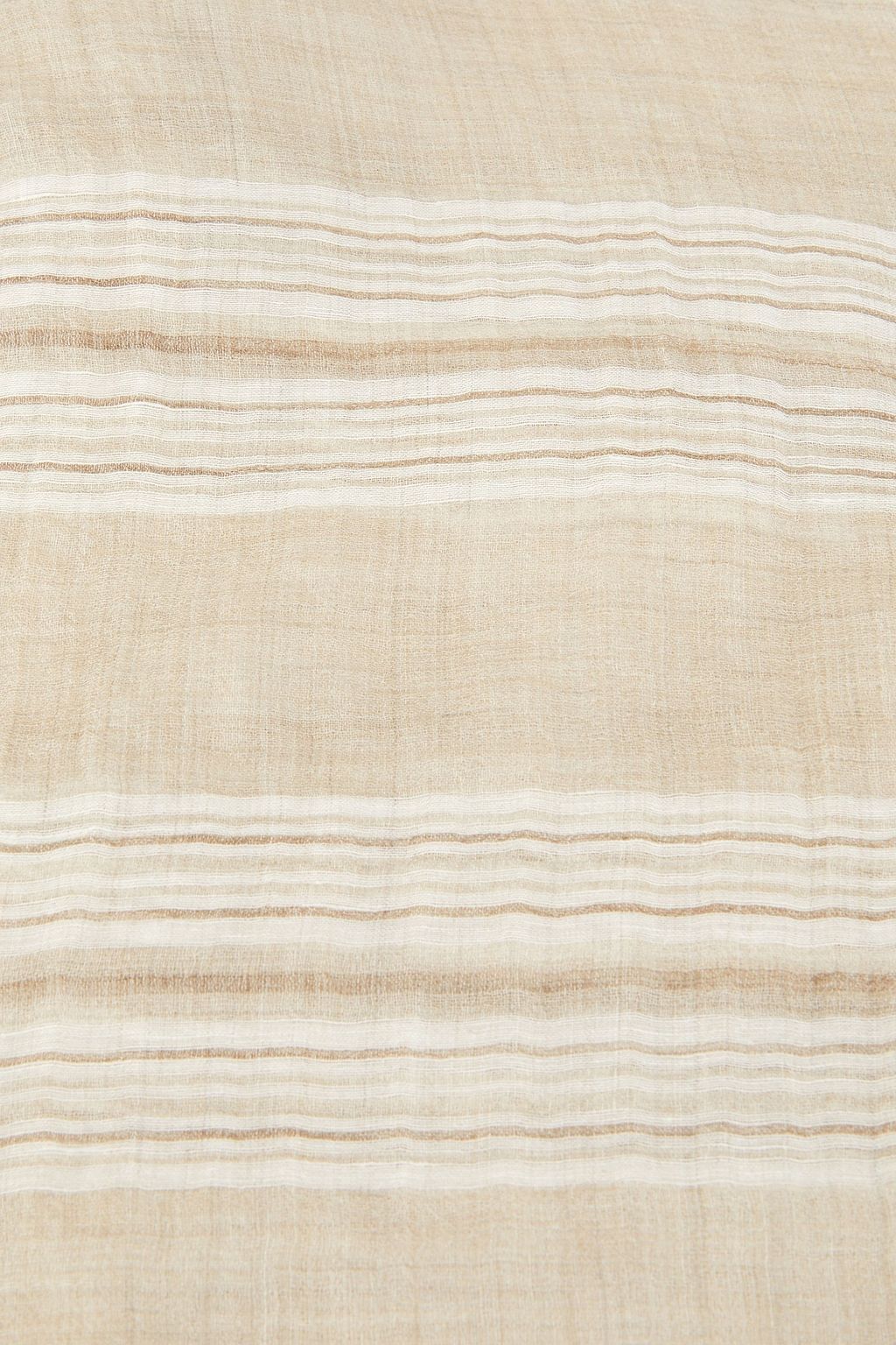 BRUNELLO CUCINELLI Cashmere and linen-blend gauze scarf