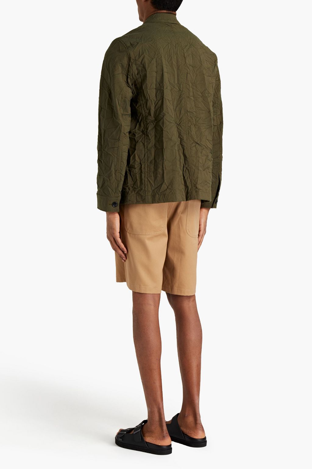 ACNE STUDIOS Crinkled-canvas jacket