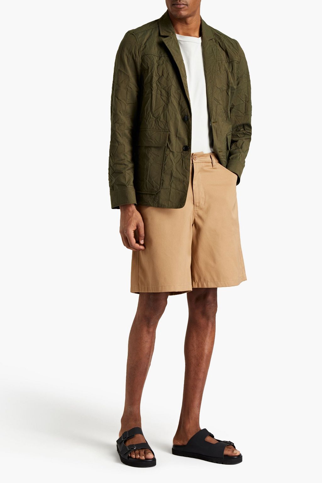 ACNE STUDIOS Crinkled-canvas jacket