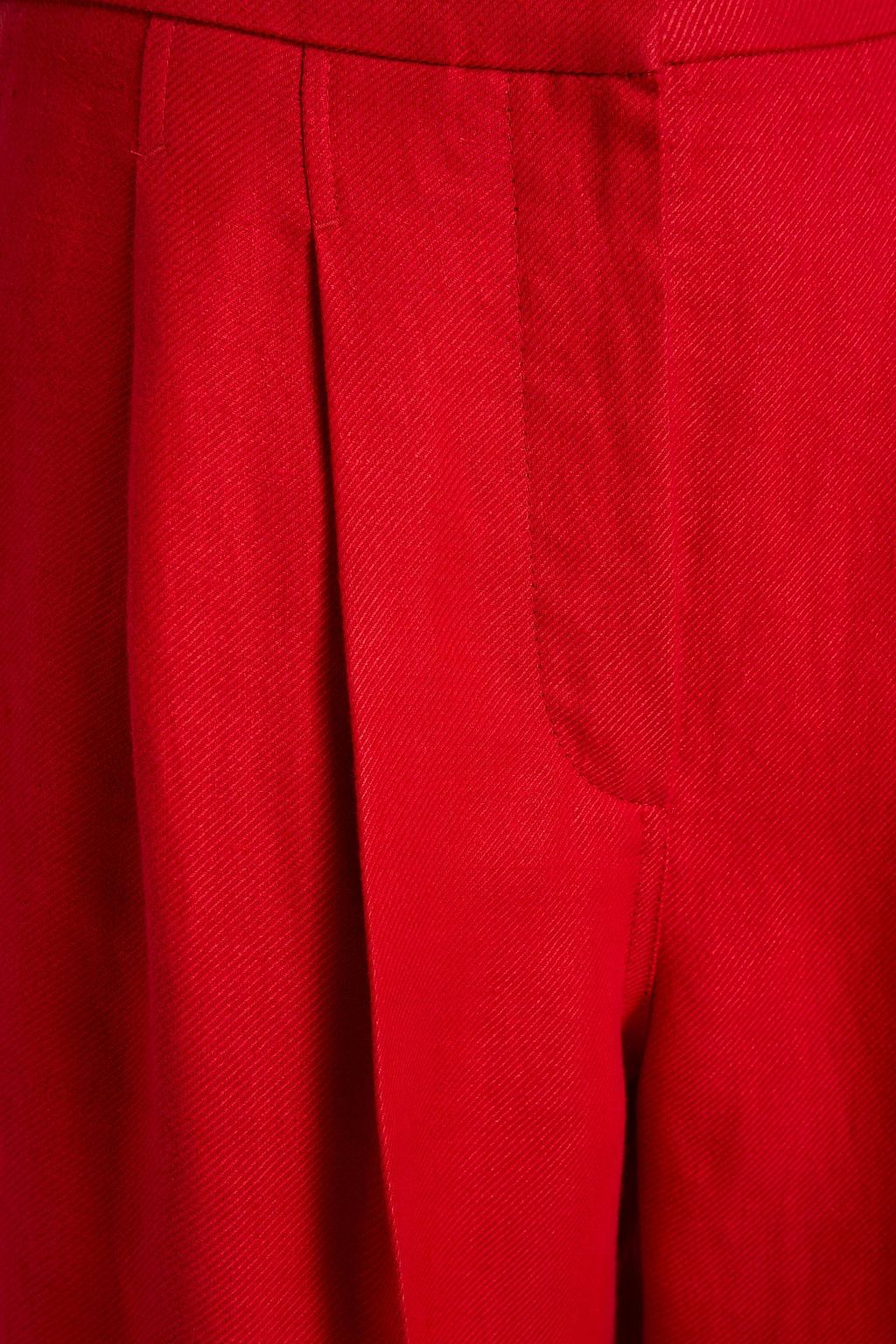 BRUNELLO CUCINELLI Bead-embellished linen-twill straight-leg pants