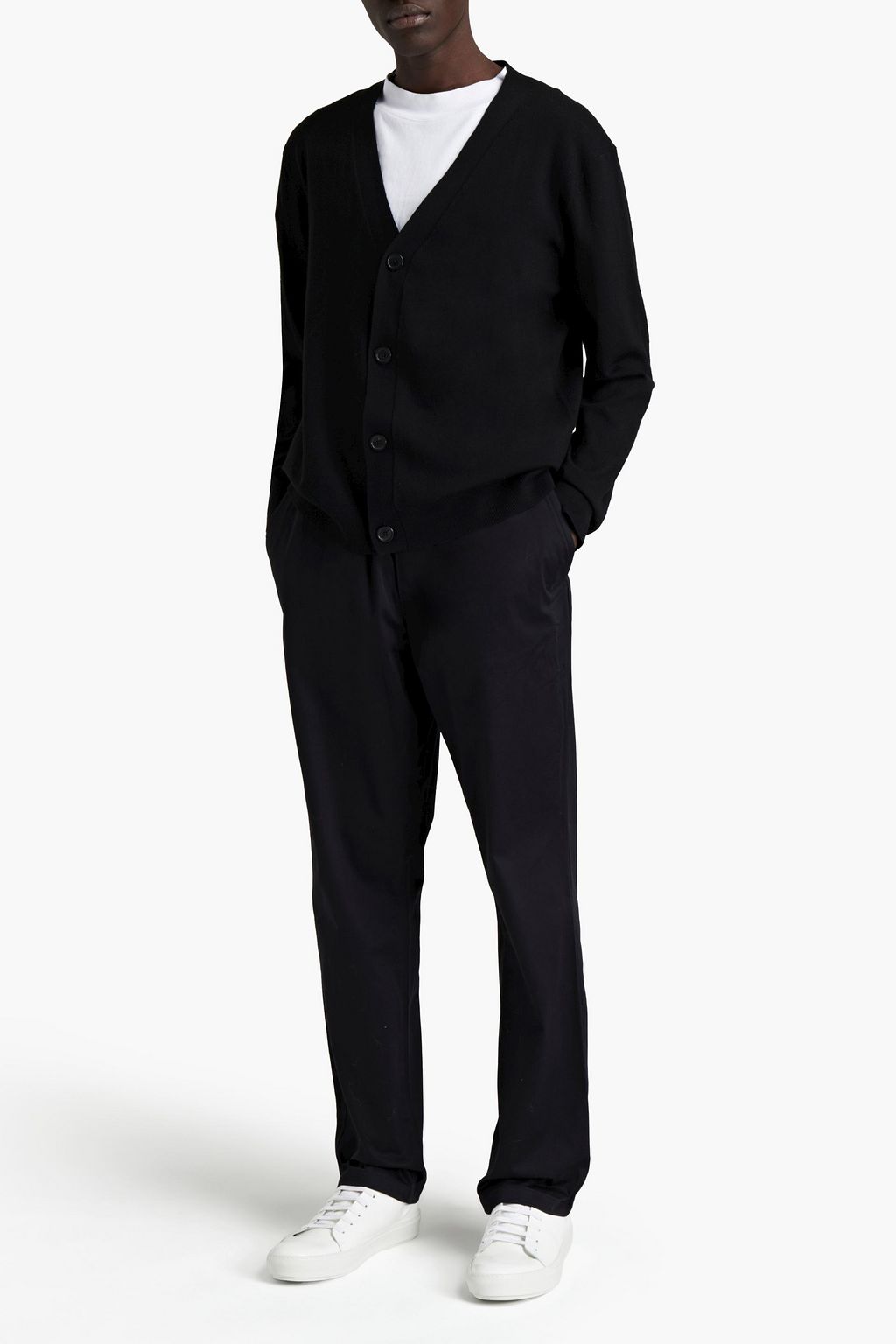 ACNE STUDIOS Mélange wool-blend cardigan