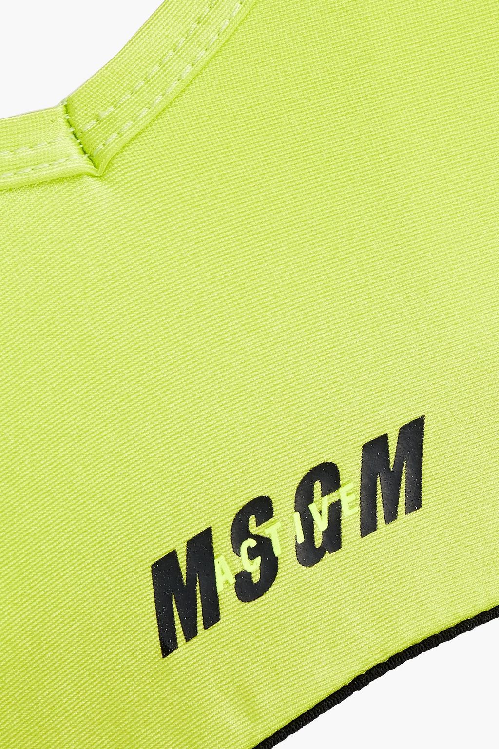 MSGM Printed stretch-jersey sports bra