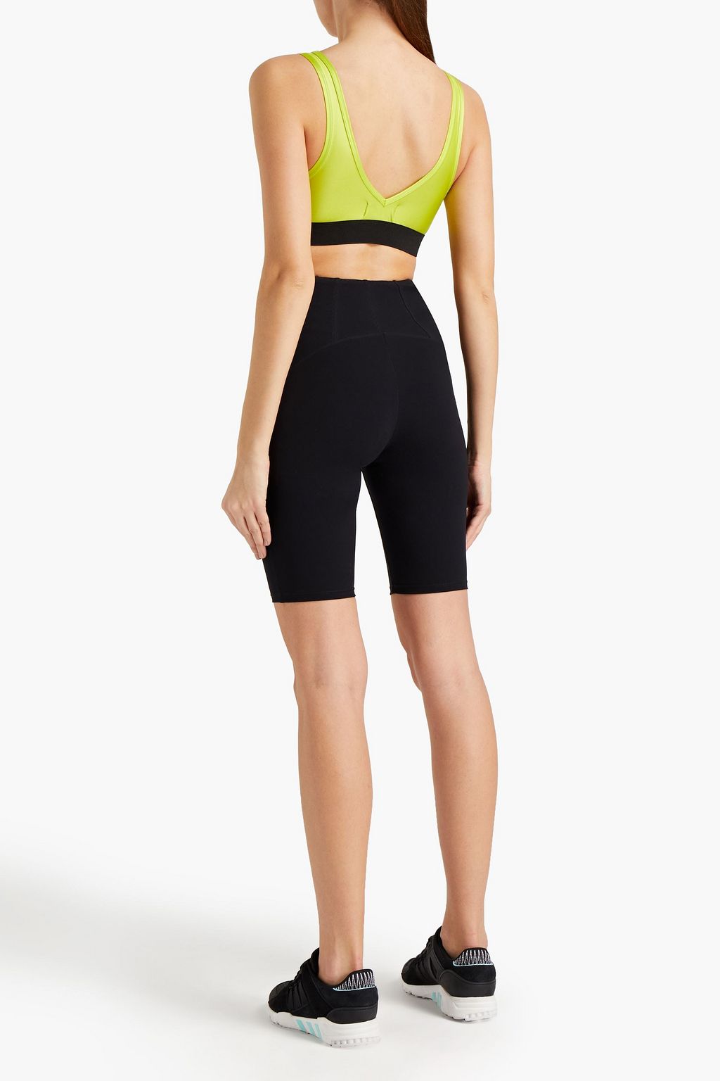 MSGM Printed stretch-jersey sports bra