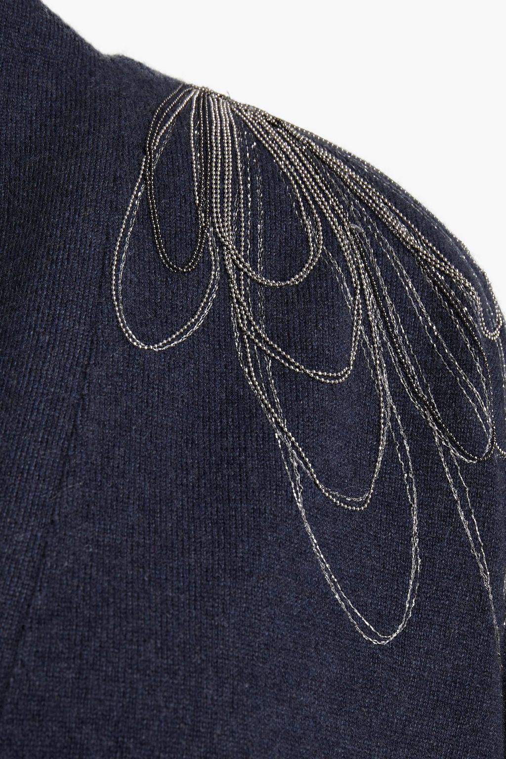 BRUNELLO CUCINELLI Bead-embellished cashmere cardigan
