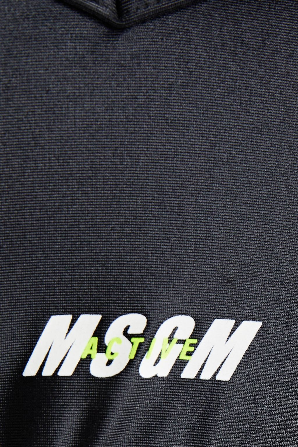 MSGM Printed stretch-jersey sports bra