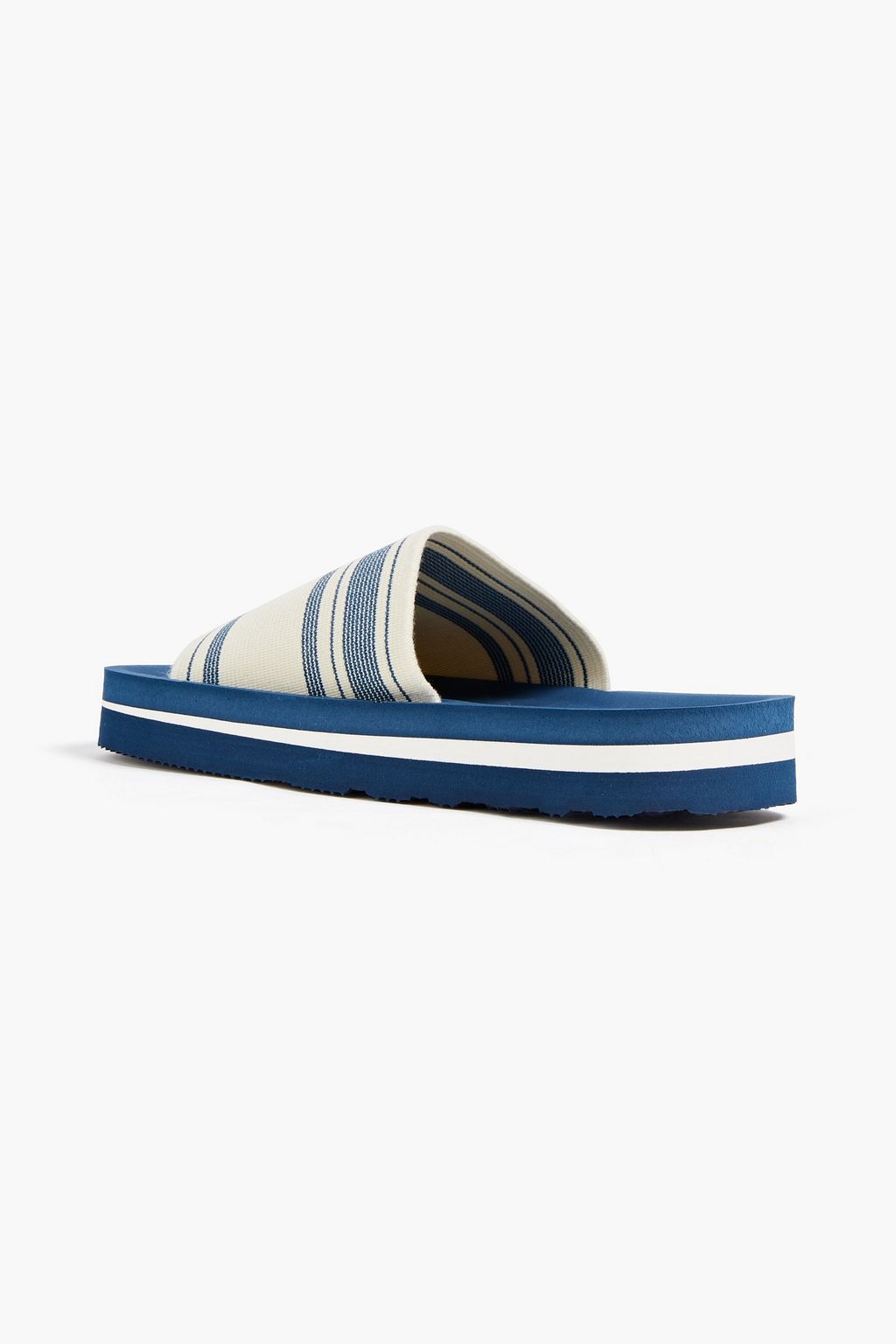 ACNE STUDIOS Pantoletten aus Neopren in Metallic-Optik