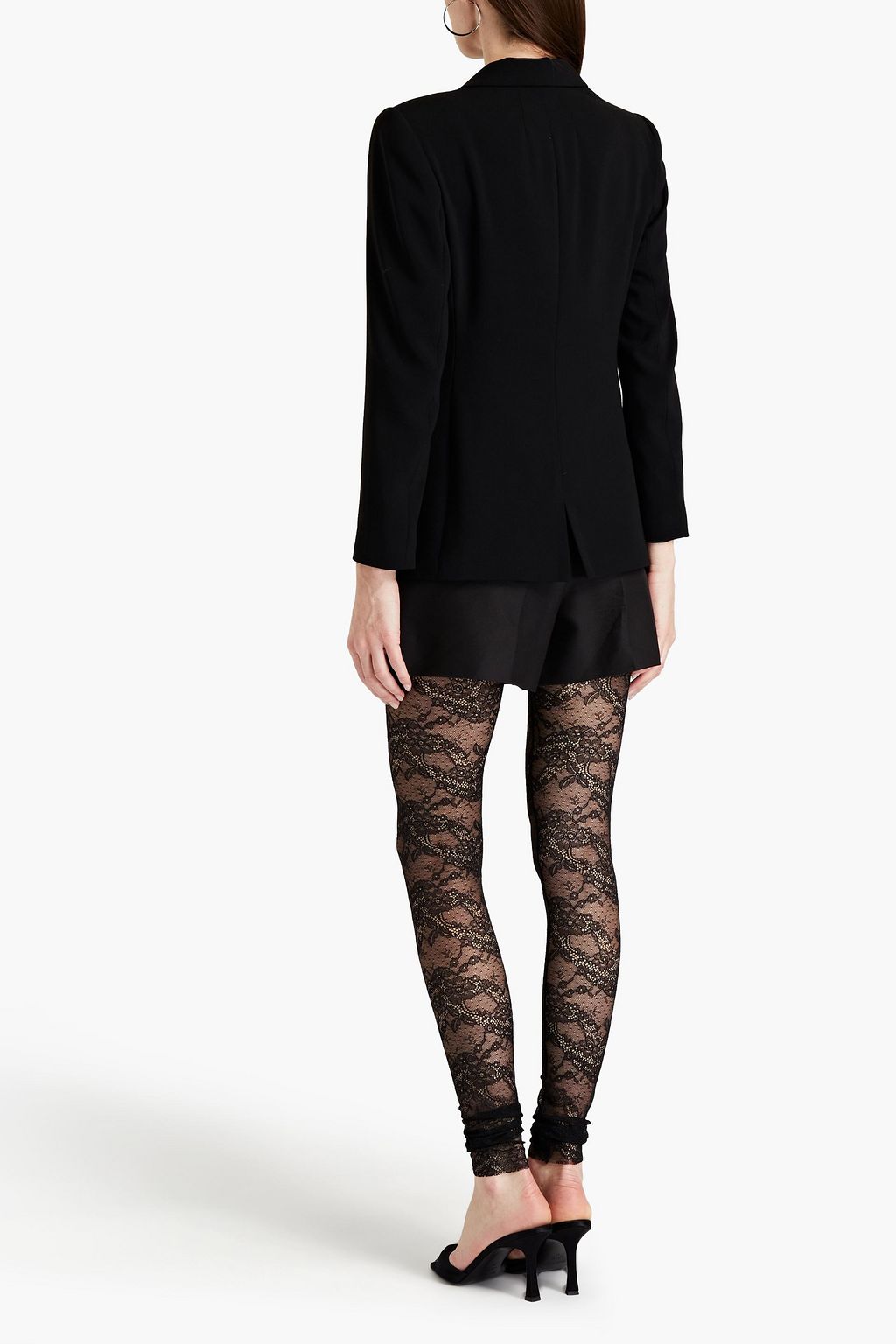 REDVALENTINO Corded lace leggings