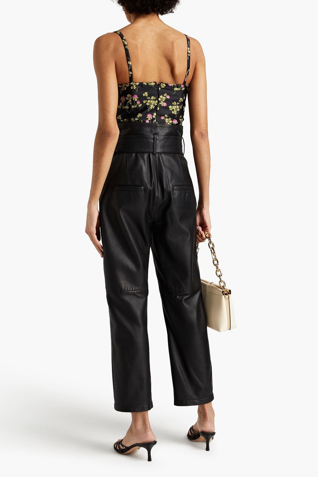 REDVALENTINO Floral-jacquard bodysuit