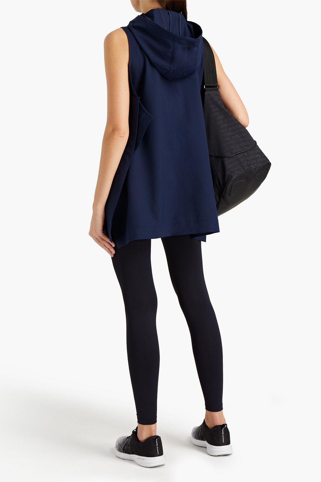 Y-3 Wool-blend twill hooded vest