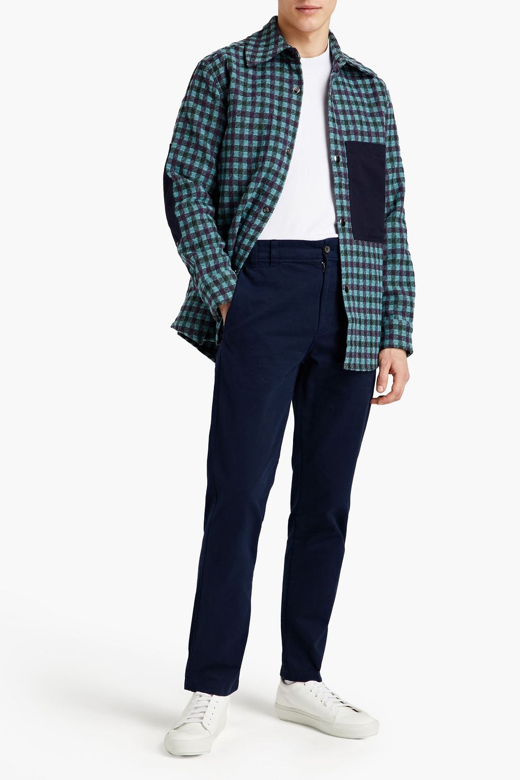 ACNE STUDIOS Chinohose mit schmalem Bein aus Baumwollsatin