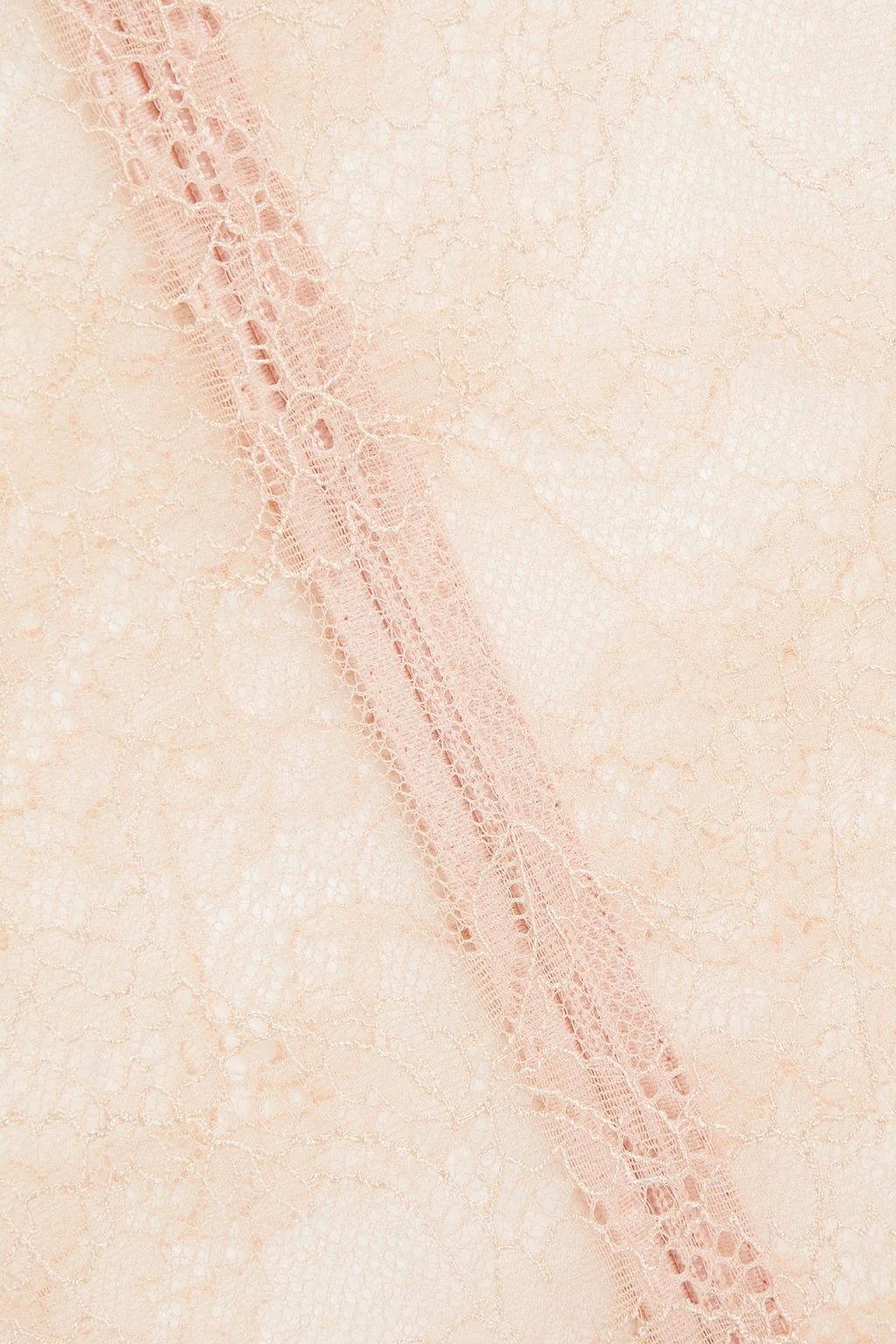 REDVALENTINO بودي سوت من الدانتيل المضلّع