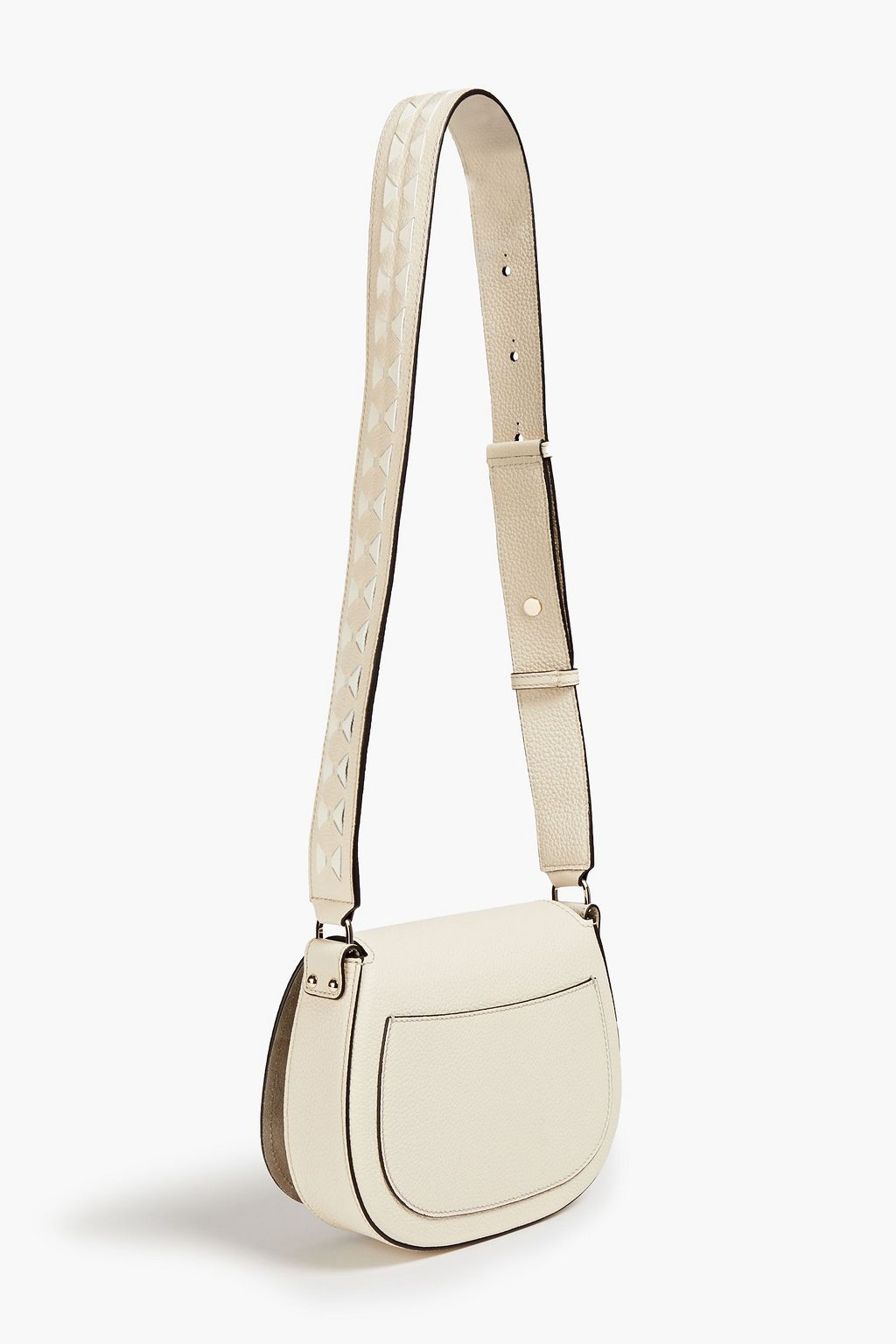 SERAPIAN Luna mini pebbled-leather shoulder bag
