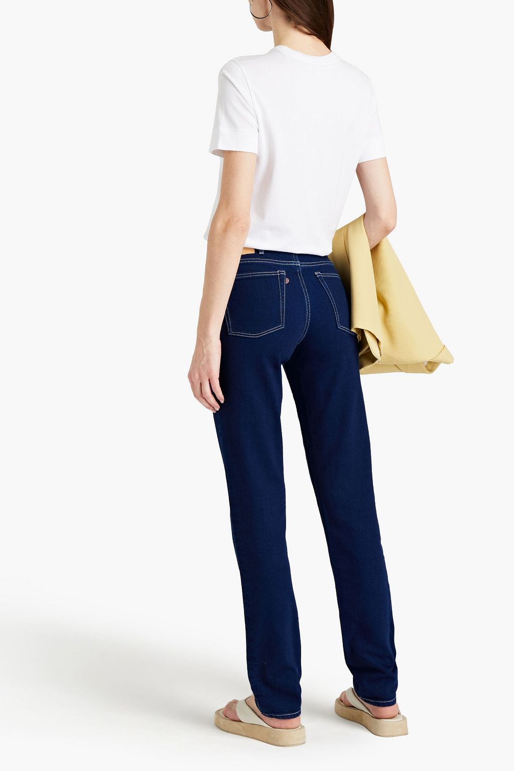 ACNE STUDIOS BLÅ KONST Mid-rise slim-leg jeans