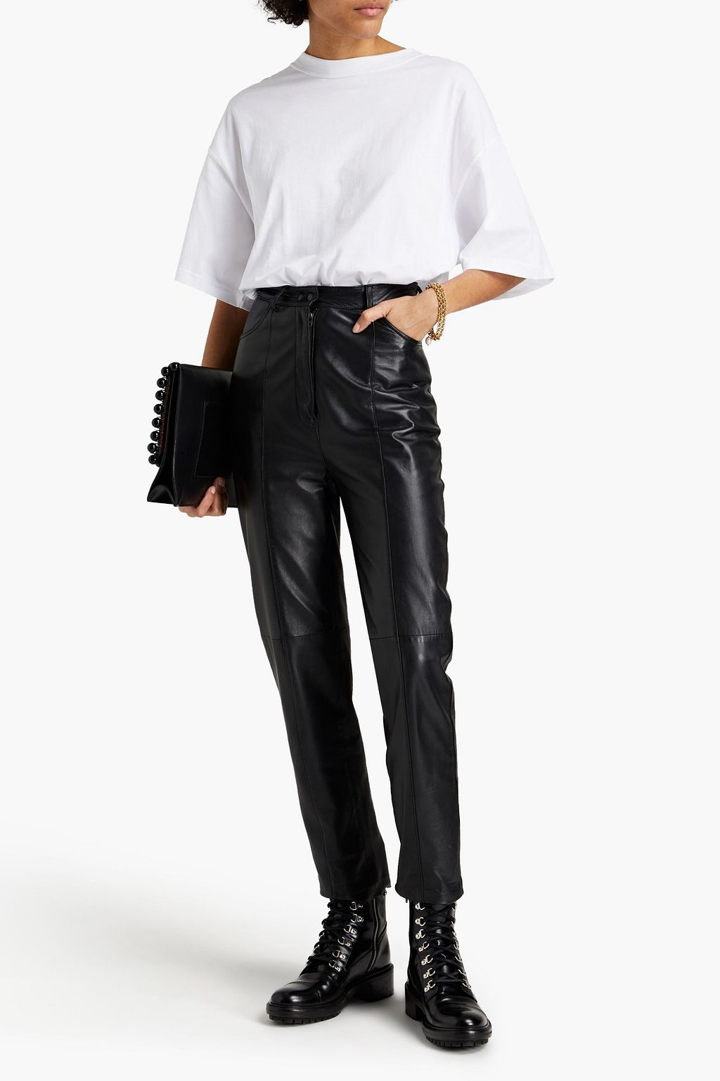 REDVALENTINO Neon cotton-jersey bodysuit