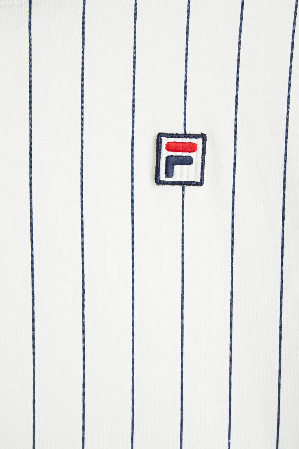 FILA Hanae cropped striped cotton-jersey T-shirt
