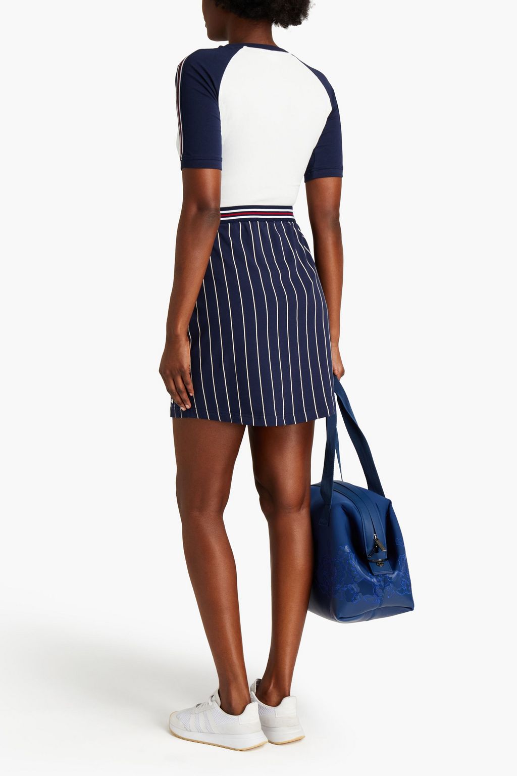 FILA Hina appliquéd cotton-blend jersey bodysuit