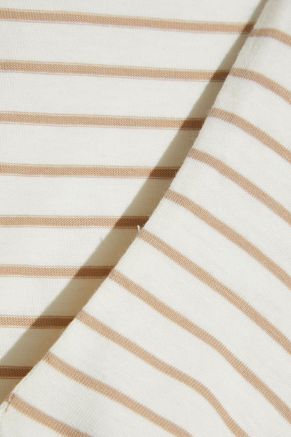 FRAME Nina striped cotton-jersey top