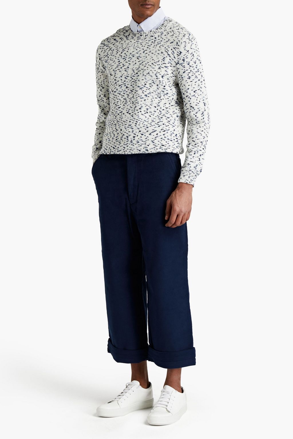 ACNE STUDIOS Cropped stretch-cotton pants