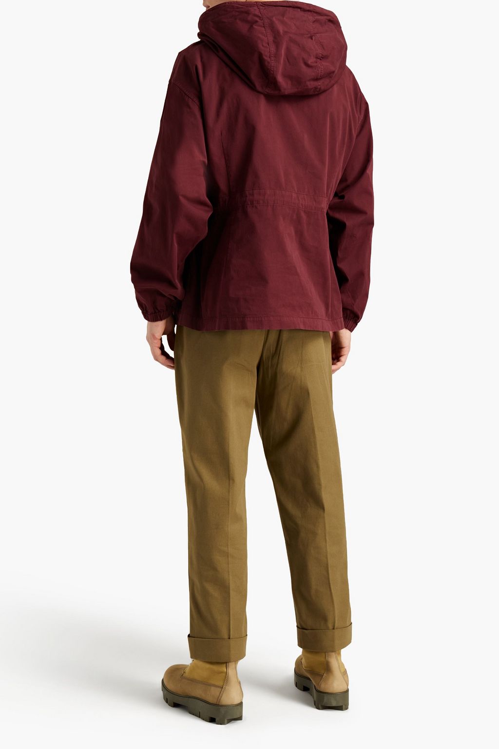 ACNE STUDIOS Cotton-twill hooded jacket