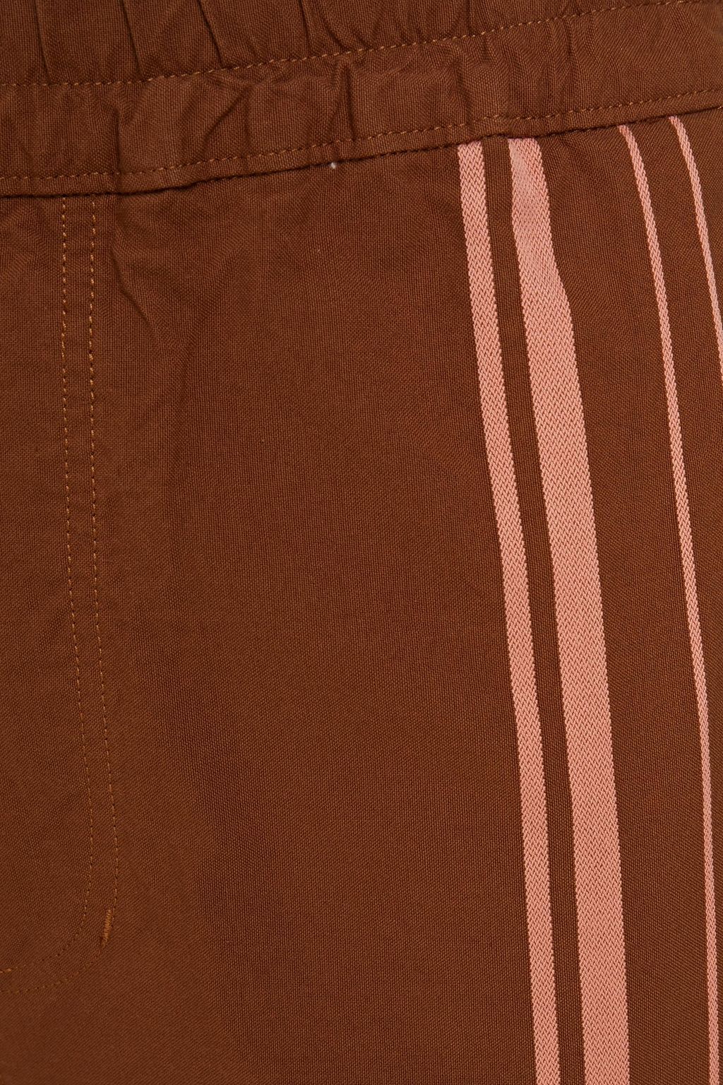 ACNE STUDIOS Striped cotton-canvas drawstring pants
