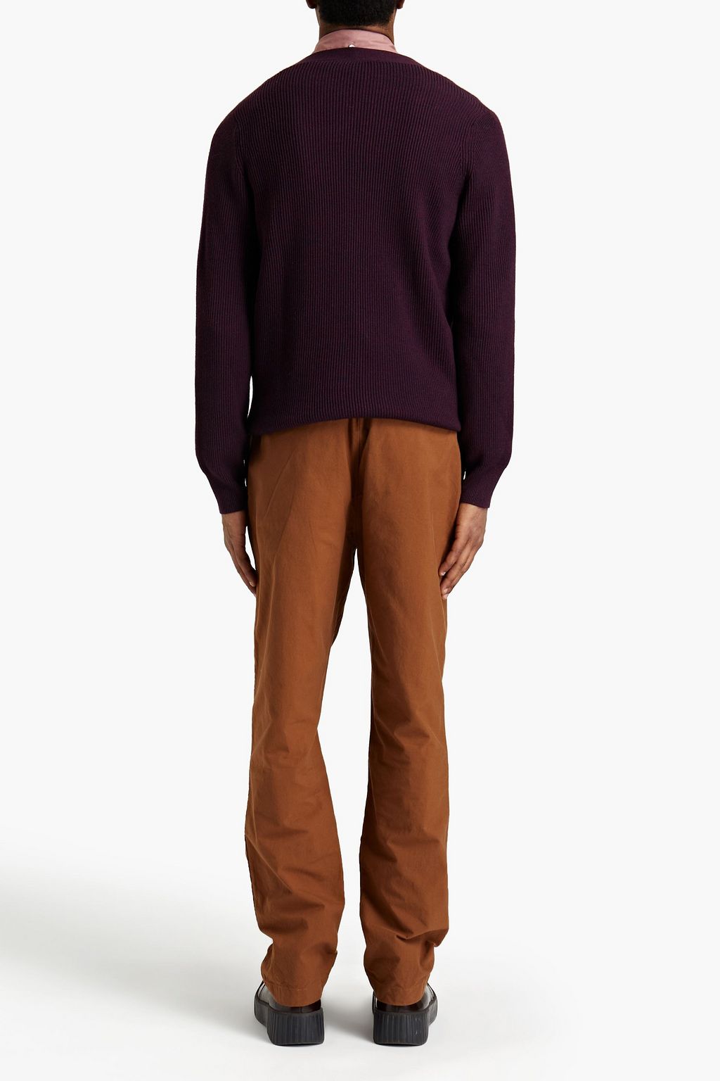 ACNE STUDIOS Striped cotton-canvas drawstring pants
