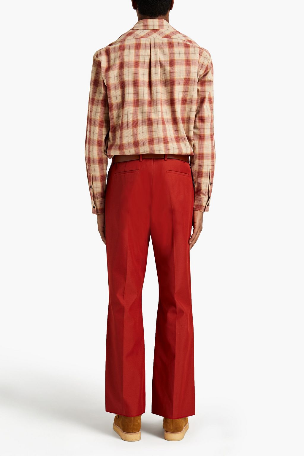 ACNE STUDIOS Frayed twill suit pants