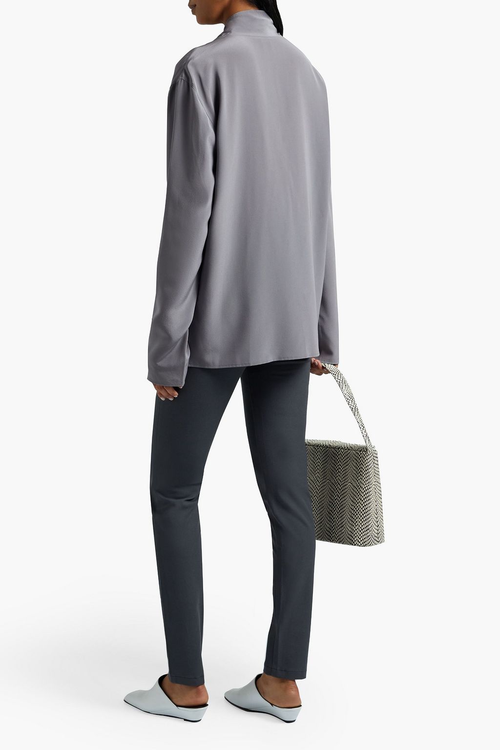 JOSEPH Stretch-gabardine leggings