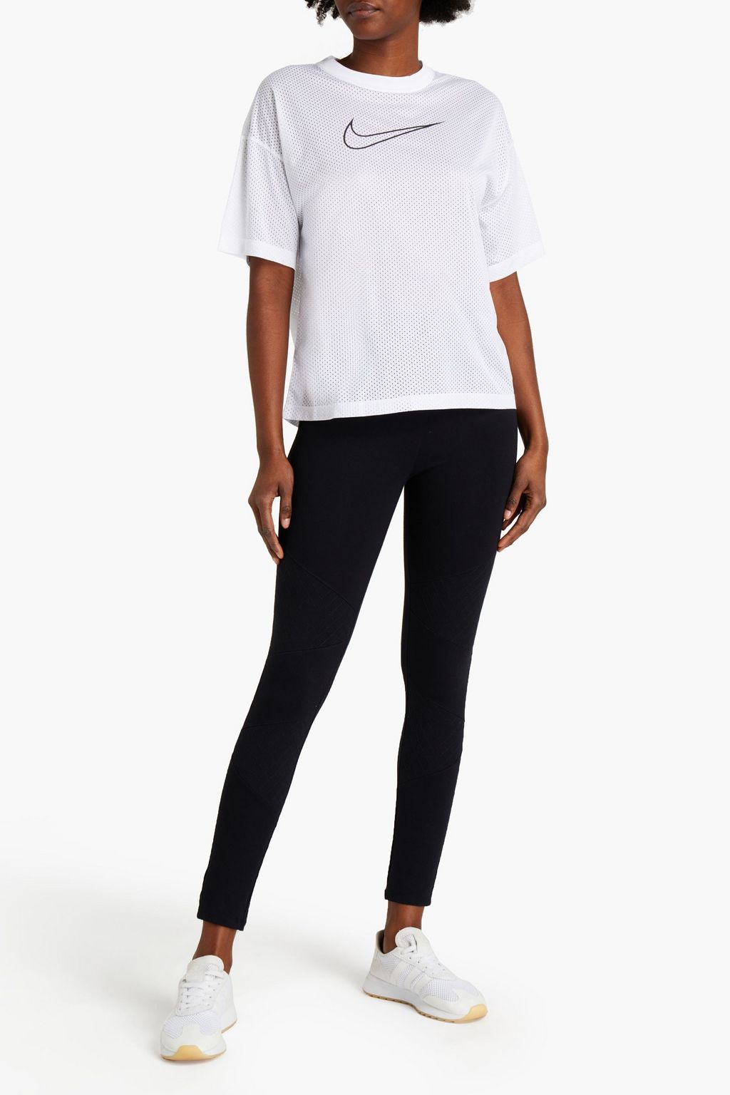 NIKE Printed mesh T-shirt