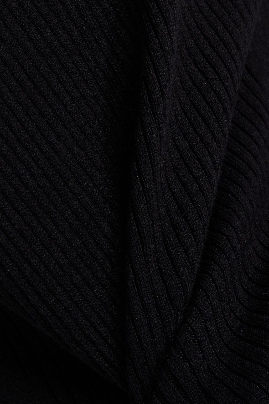 REEBOK X VICTORIA BECKHAM Embroidered ribbed-knit tank