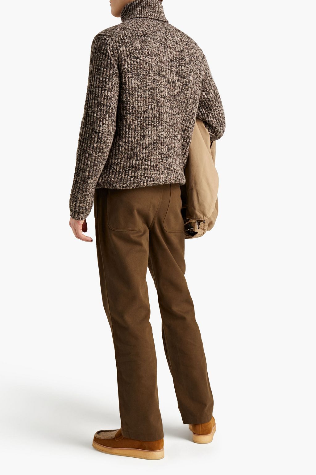 ACNE STUDIOS Brushed cotton-twill pants