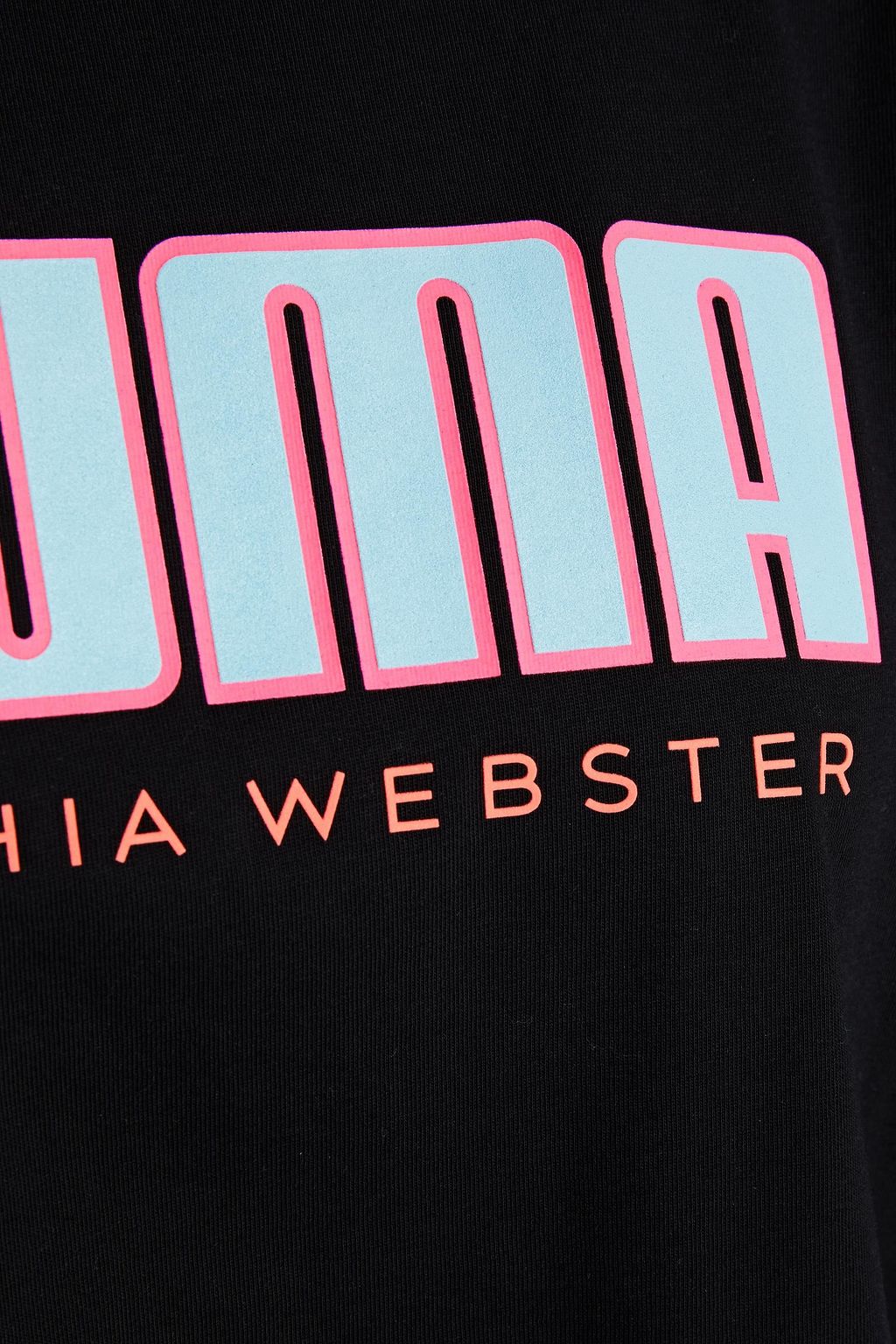 PUMA X SOPHIA WEBSTER Cropped printed cotton-jersey T-shirt