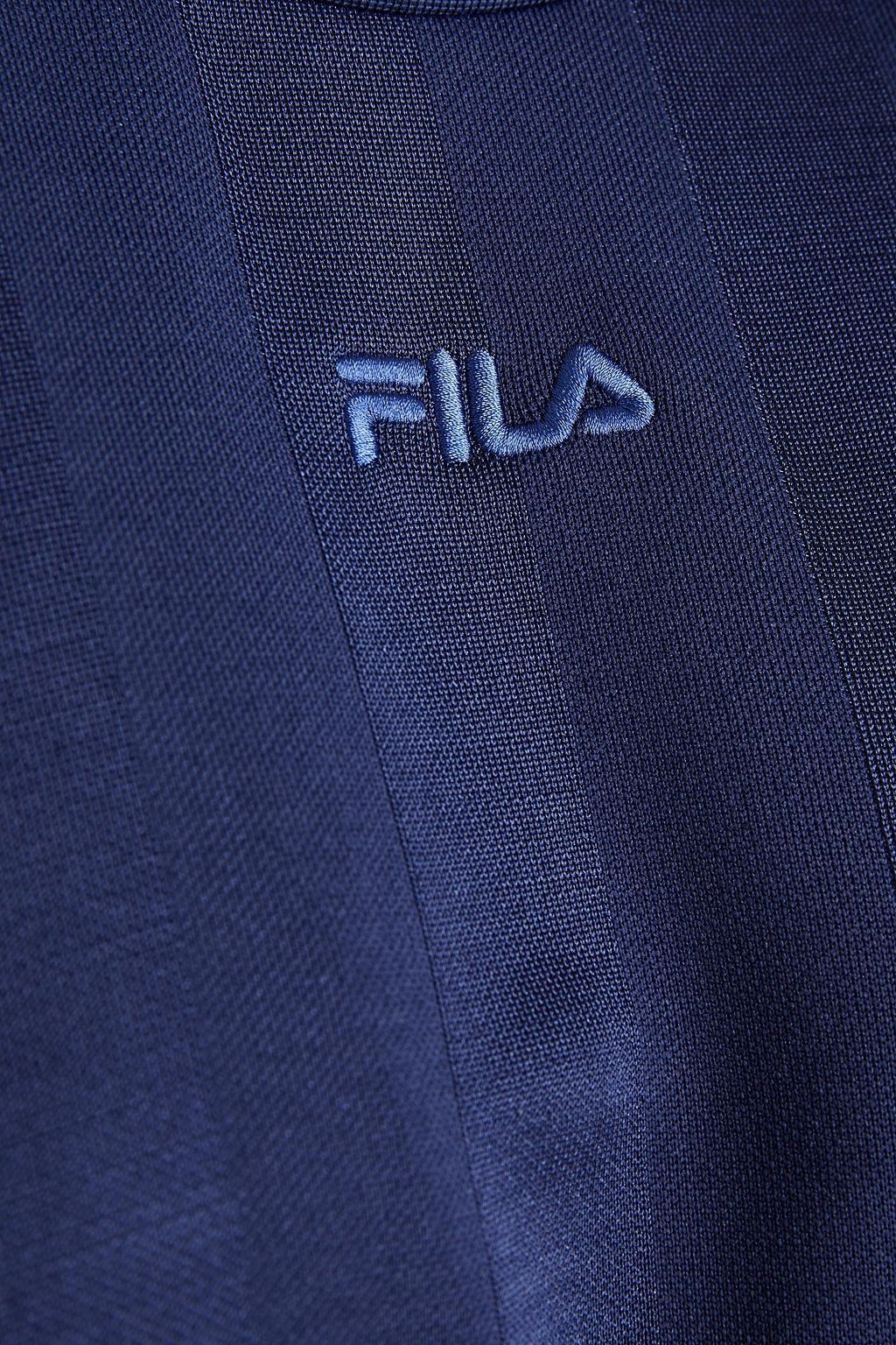 FILA Fia logo-embroidered cropped jacquard T-shirt