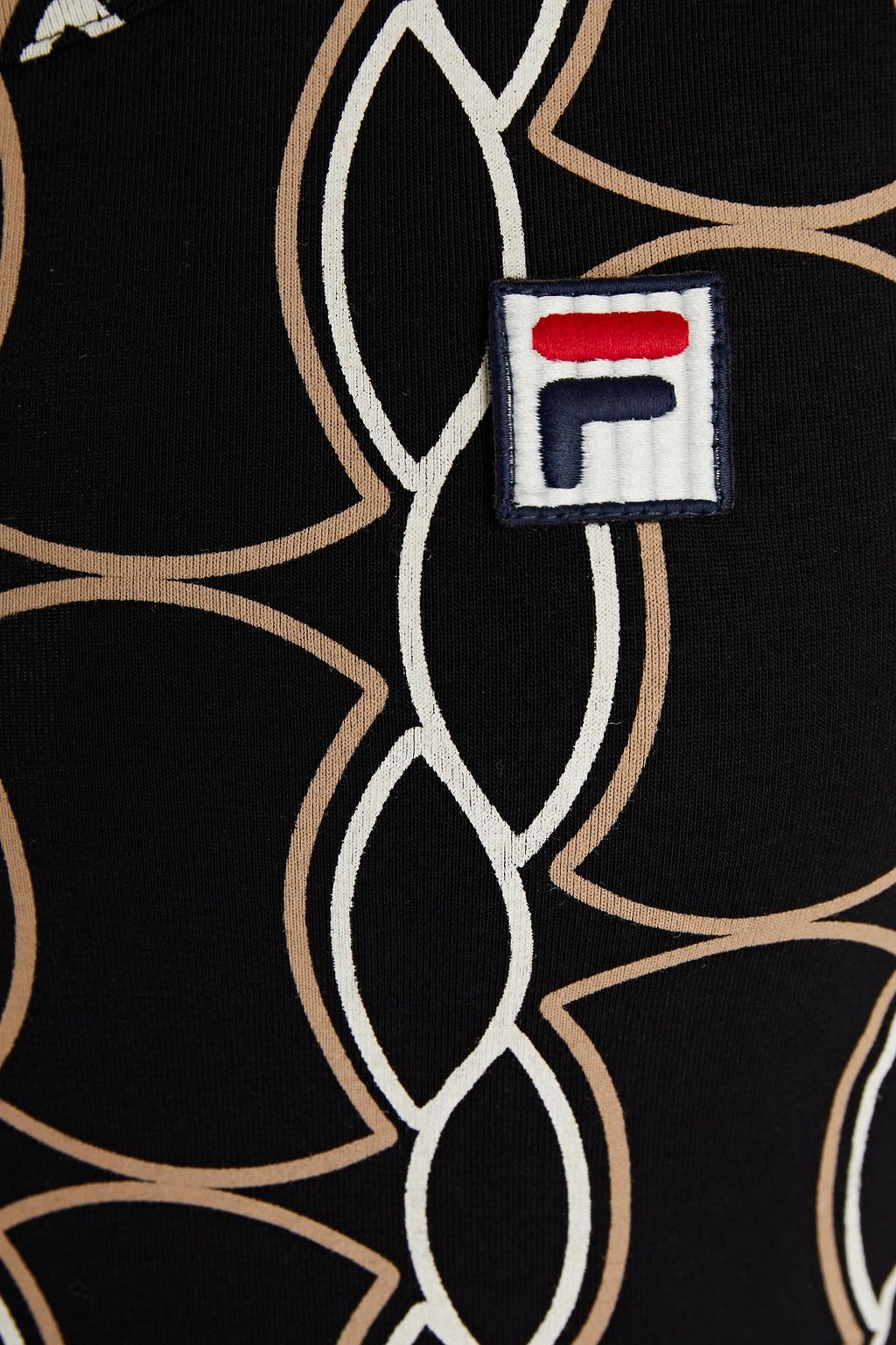 FILA Anna printed cotton-blend jersey tank