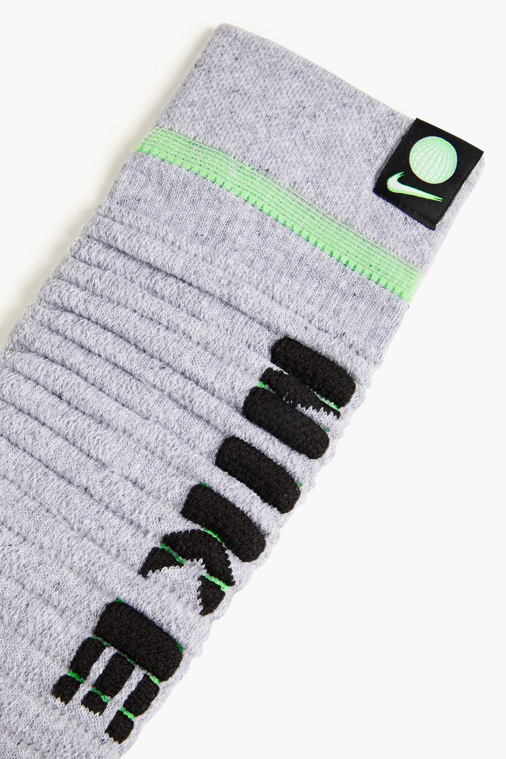 NIKE Logo-appliquéd mélange intarsia-knit socks