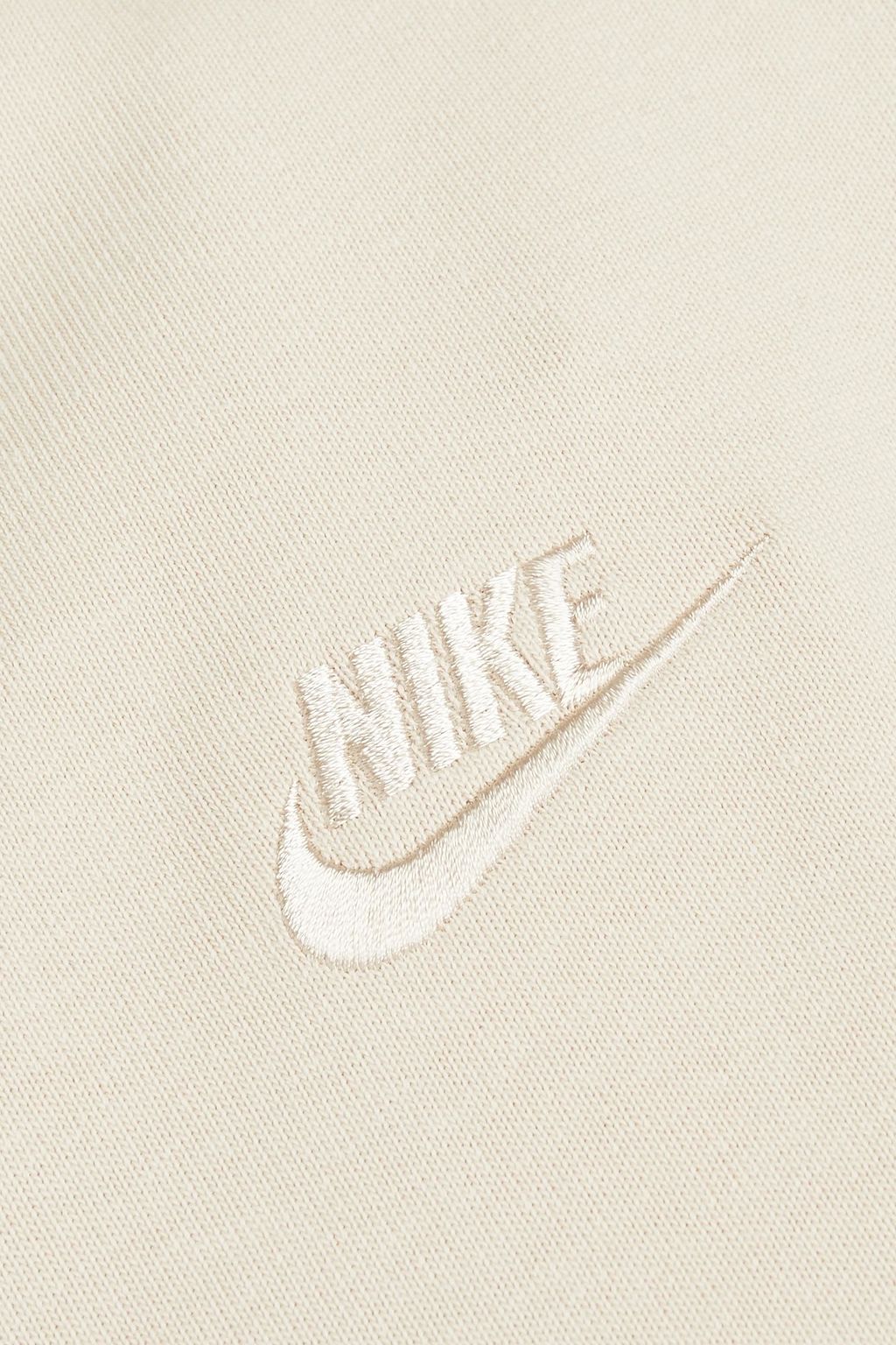 NIKE Embroidered cotton-jersey tank
