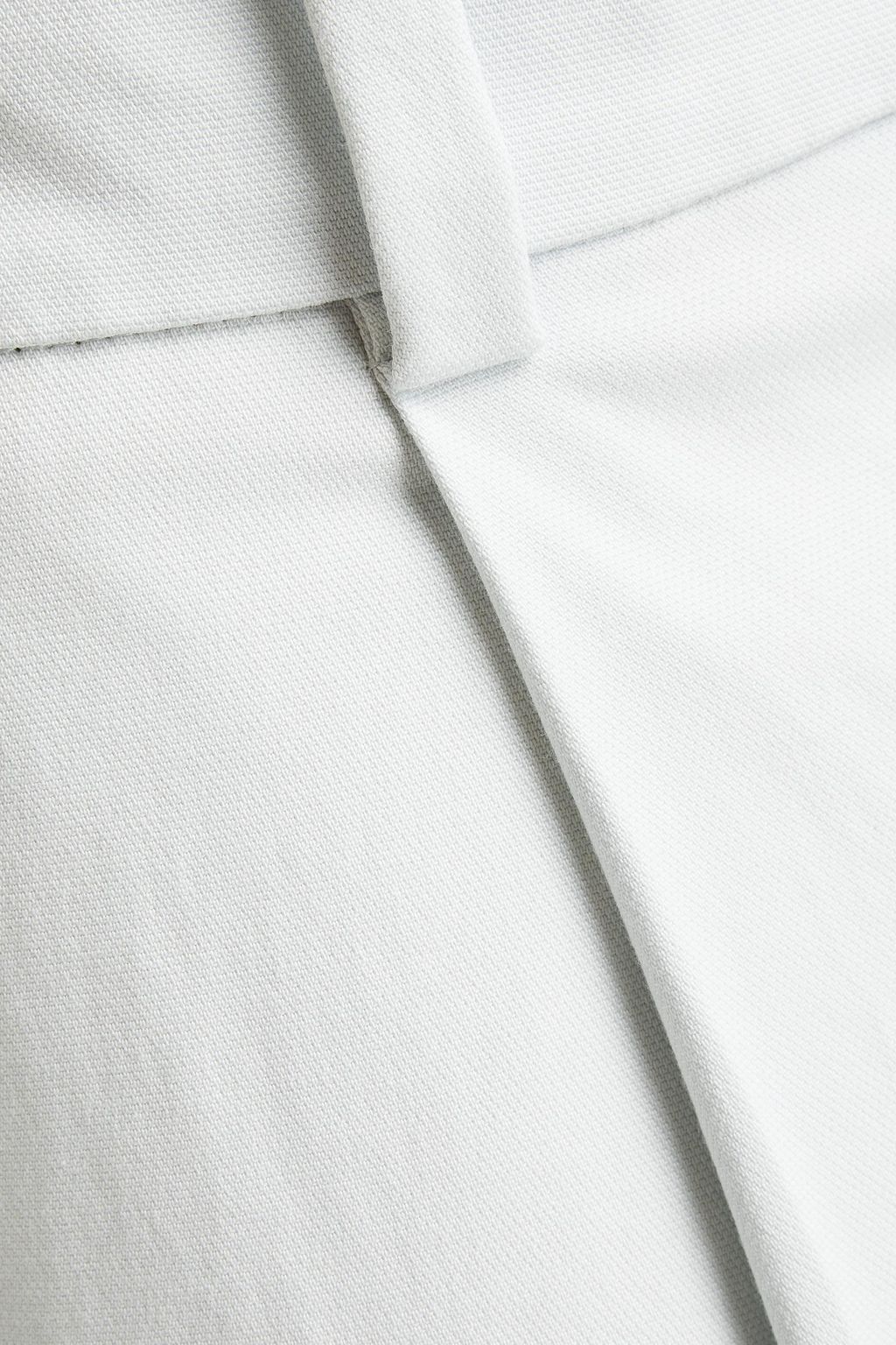 ACNE STUDIOS Tapered pleated cotton-blend piqué pants