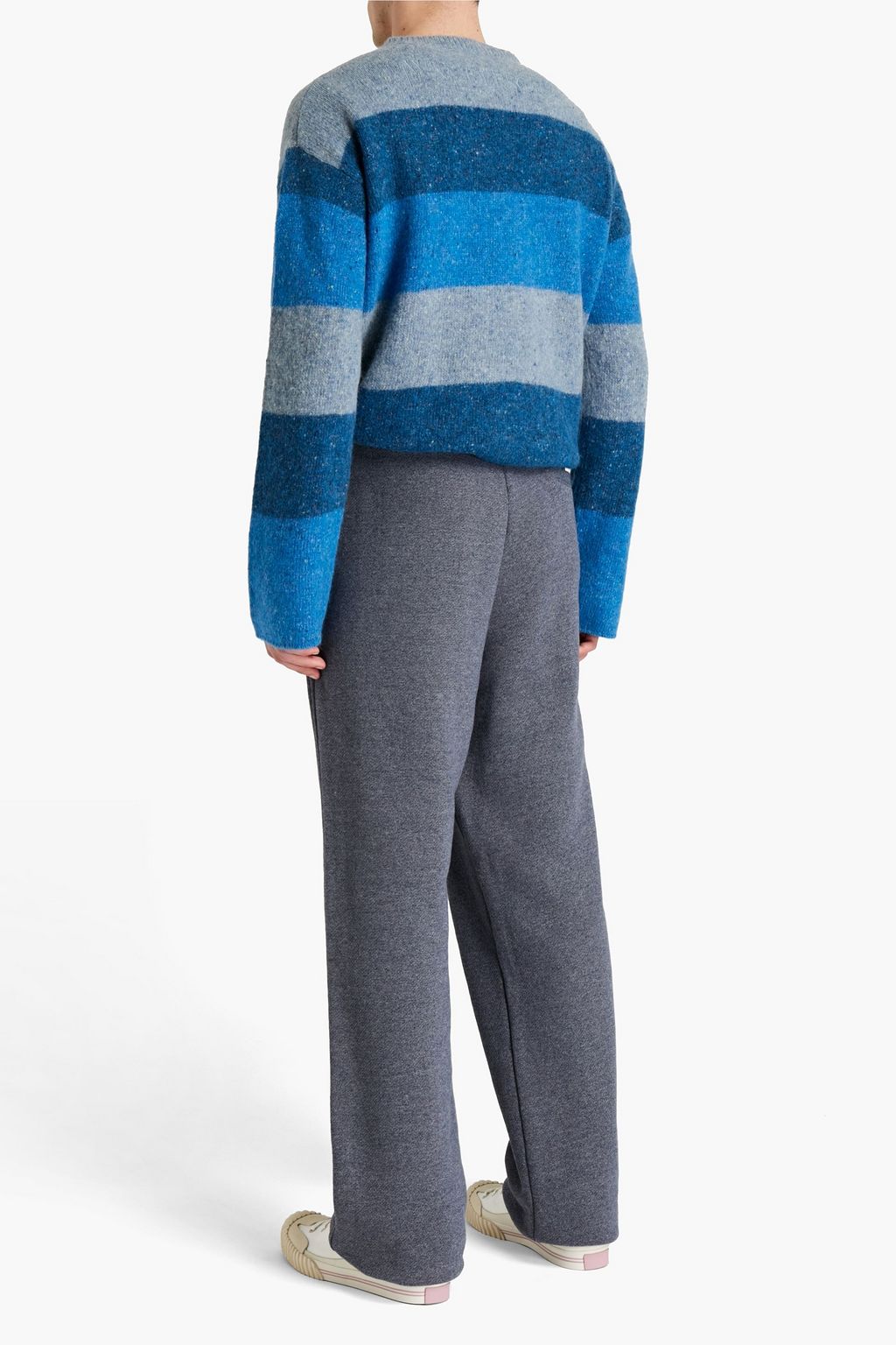 ACNE STUDIOS Mélange French cotton-blend terry sweatpants