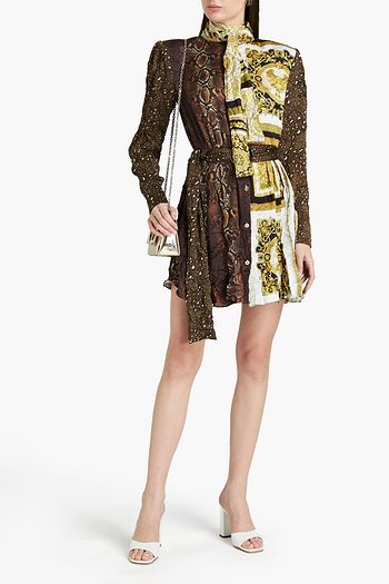 versace shirt dress